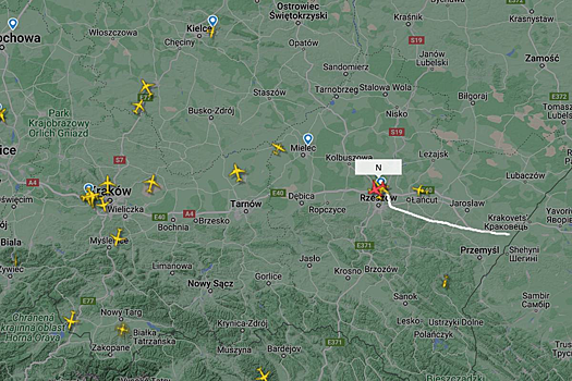 Неопознанный летательный аппарат заметили вблизи границы Украины