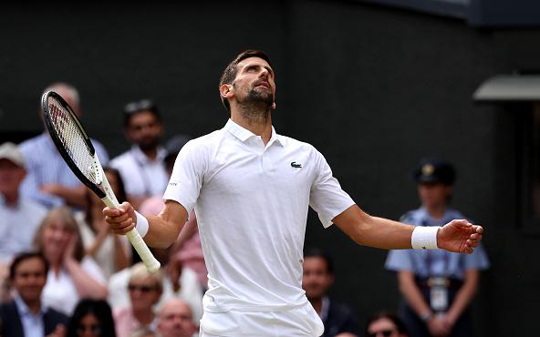 Джоковича оштрафовали на $8 тыс. за сломанную ракетку в финале Уимблдона