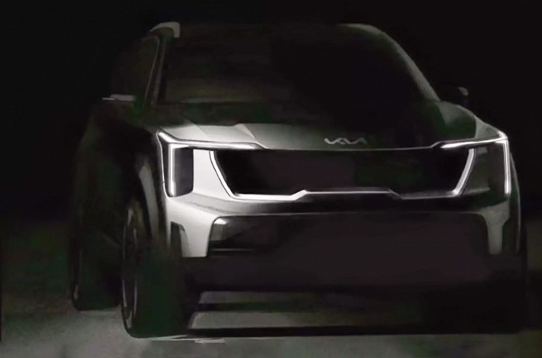 Kia Sorento 2024 года нового поколения показан на первом тизере
