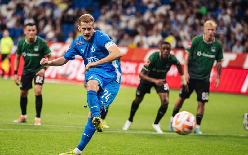 &laquo;Динамо&raquo; победило &laquo;Краснодар&raquo; в матче Кубка России с семью голами