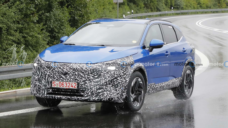 Nissan Qashqai 2024 был заснят во время тестовых заездов