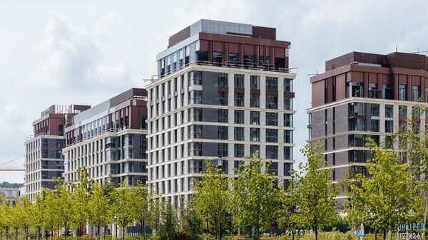 "Донстрой" завершил монтаж фасадов в третьем квартале "Острова" в Москве