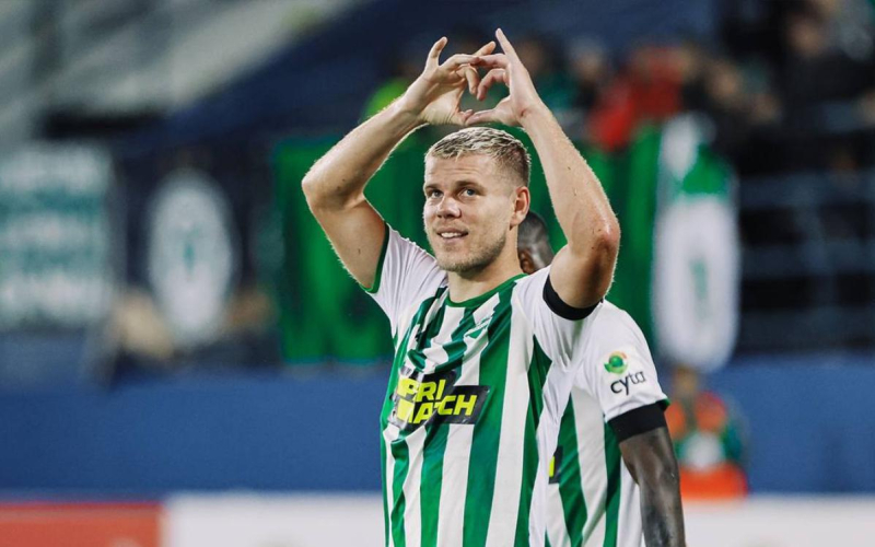 Кокорин забил второй гол в матче Лиге Европы с испанским клубом