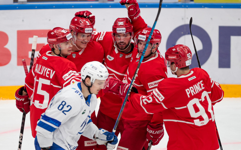 &laquo;Спартак&raquo; и &laquo;Динамо&raquo; установили рекорд результативности в истории КХЛ