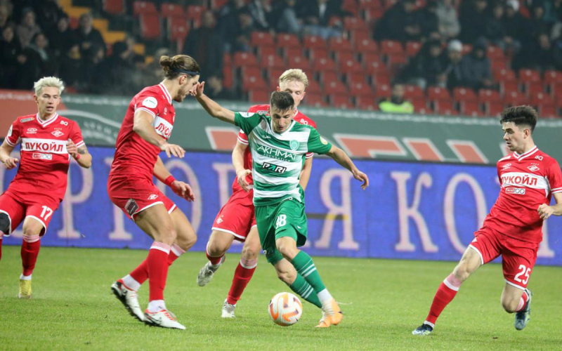 &laquo;Спартак&raquo; проиграл &laquo;Ахмату&raquo; в матче РПЛ с потасовкой и удалением Абаскаля
