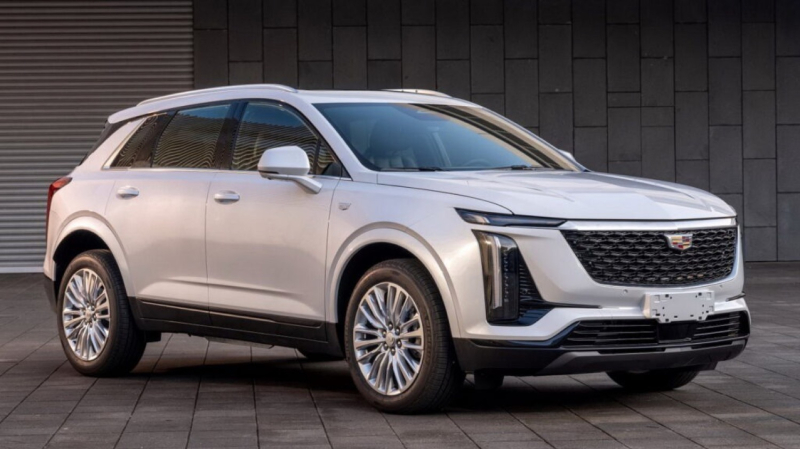Cadillac XT5 2024 в новой версии раскрыт на фото