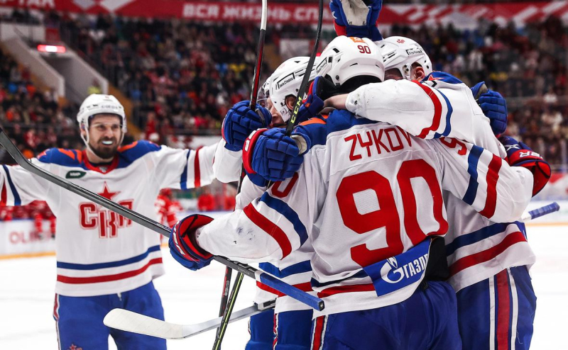 СКА нанес &laquo;Спартаку&raquo; пятое подряд поражение в КХЛ