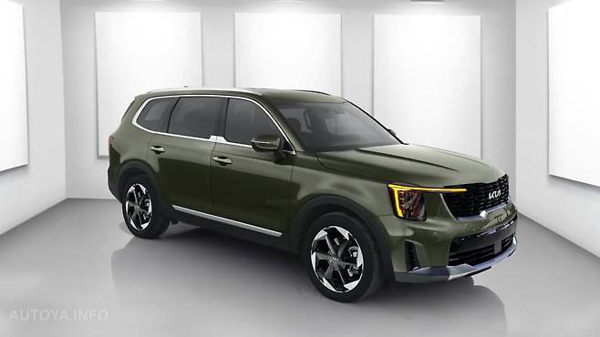 Kia Telluride 2025 года: опубликованы новые рендеры