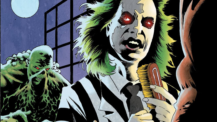 Битлджус &laquo;подружится&raquo; с Бэтменом, Чудо-женщиной и другими героями DC на специальных обложках